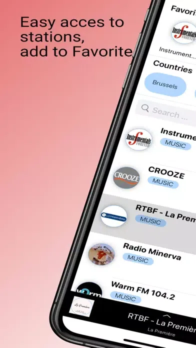 Captures d'écran de Belgium Radio Stations - BE