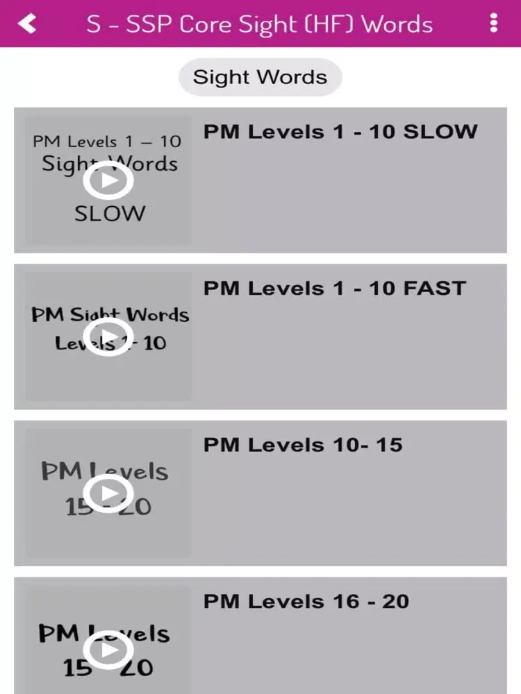 Capturas de tela do SSP I Can Read Without You iPad 