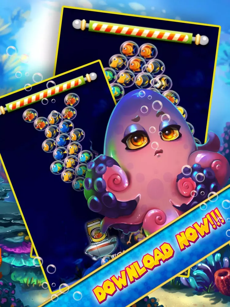 Christmas Fish Bubble Shooter Ekran Görüntüleri