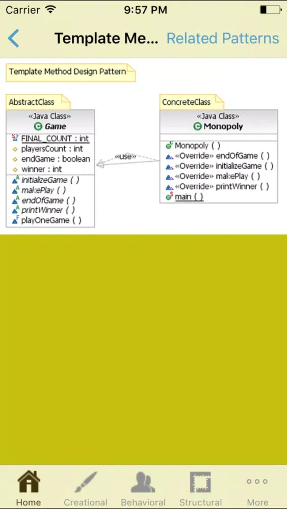 Design Pattern स्क्रीनशॉट