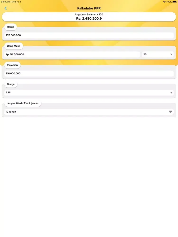 Ảnh chụp màn hình của Meta Property Agent iPad 