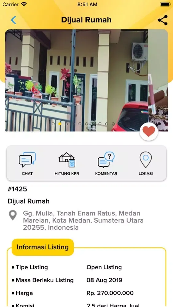 Ảnh chụp màn hình của Meta Property Agent