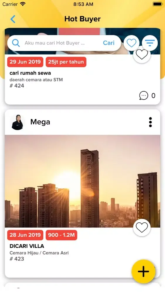 Ảnh chụp màn hình của Meta Property Agent