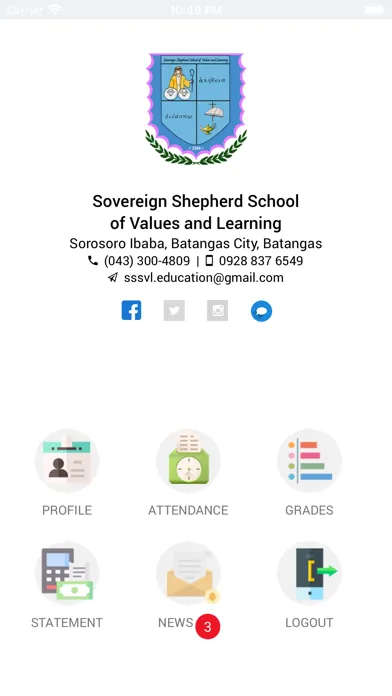 Zrzuty ekranu Sovereign Shepherd School