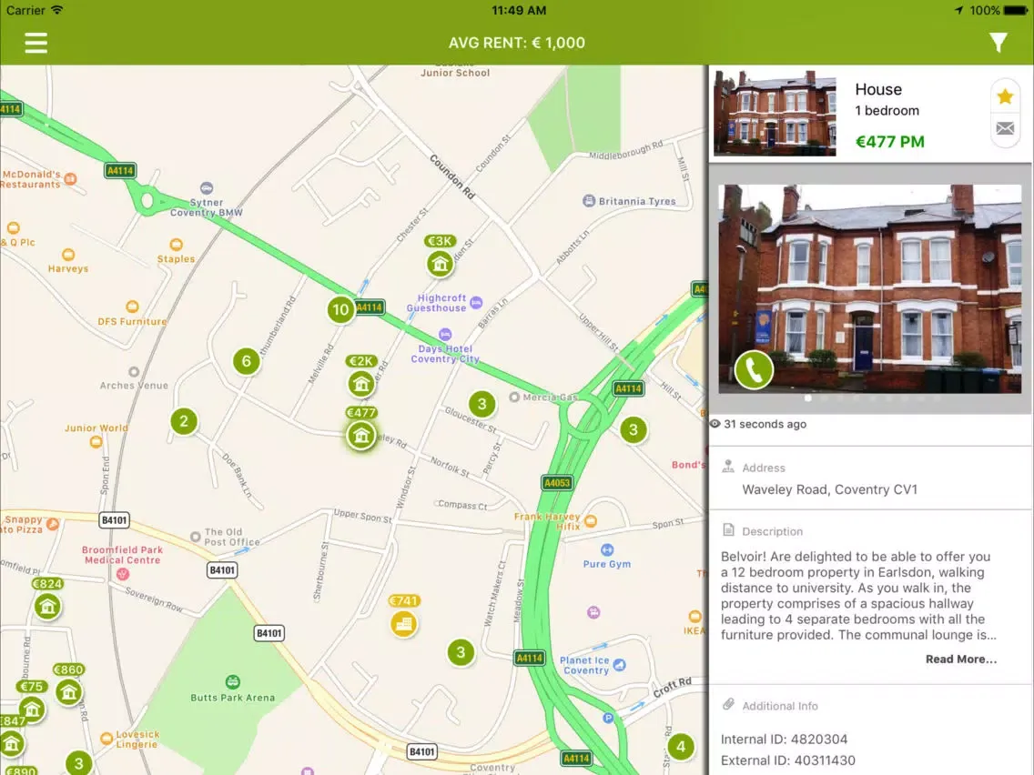 Housepedia iPad 應用截圖