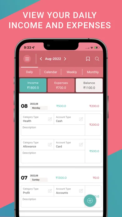 ภาพหน้าจอของ Wallet: Income Expense Tracker