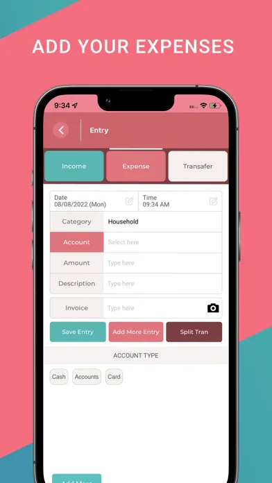 ภาพหน้าจอของ Wallet: Income Expense Tracker