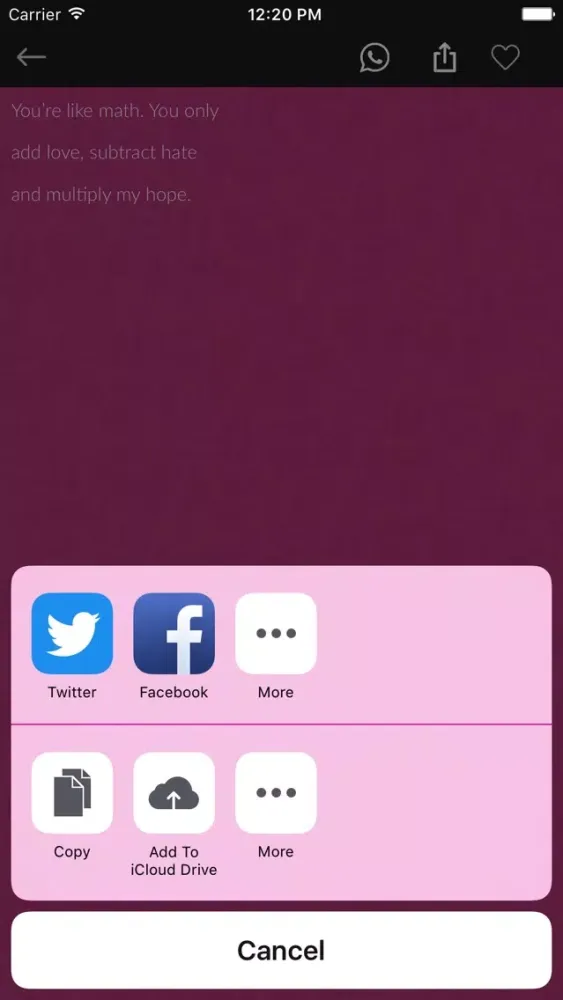 Cute Quote Screenshots