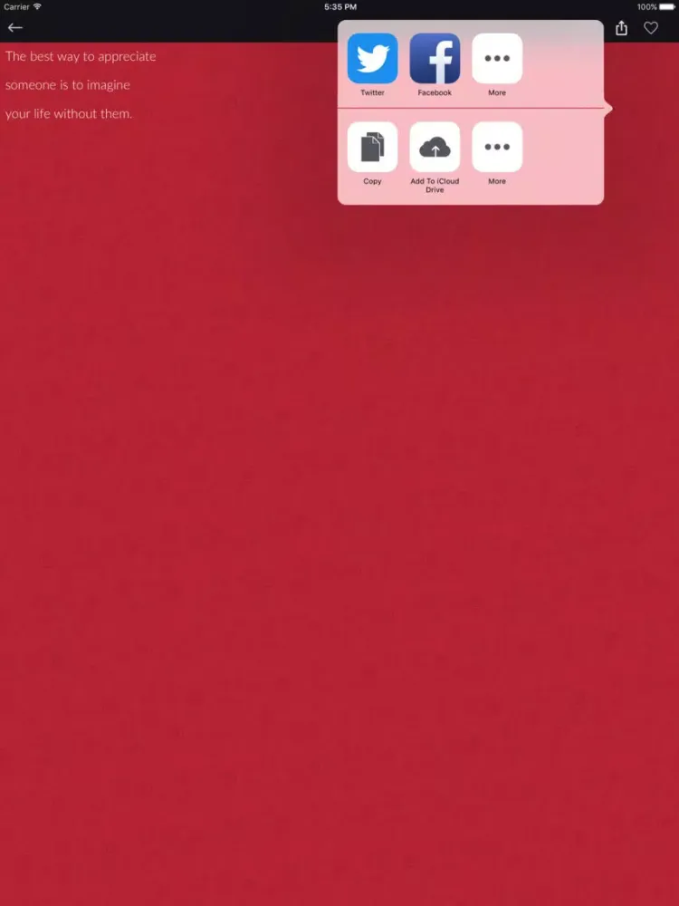 Thank You Quote iPad  Screenshots