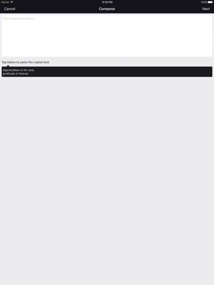 Thank You Quote iPad  Screenshots