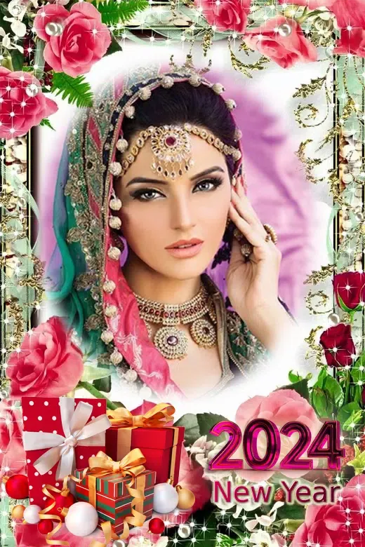 New year 2024 photo frame Screenshots