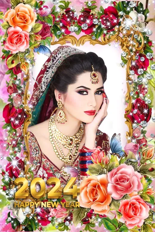 New year 2024 photo frame Screenshots