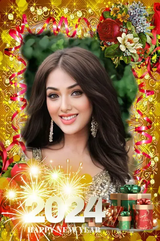 New year 2024 photo frame Screenshots