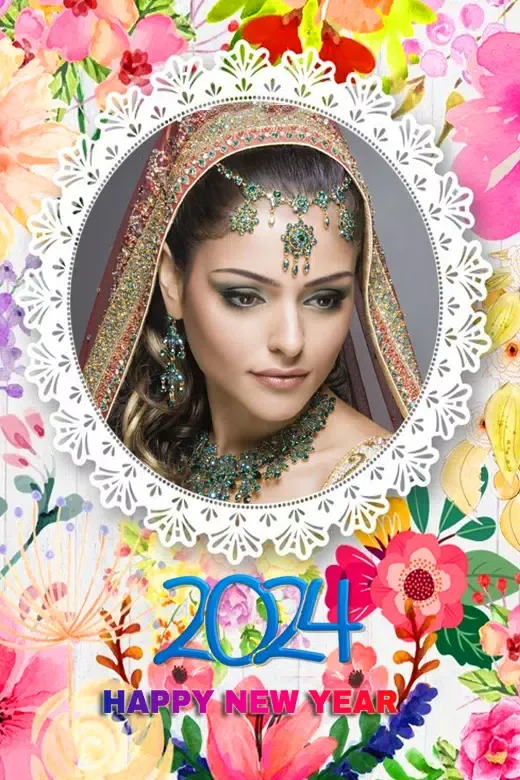 New year 2024 photo frame Screenshots