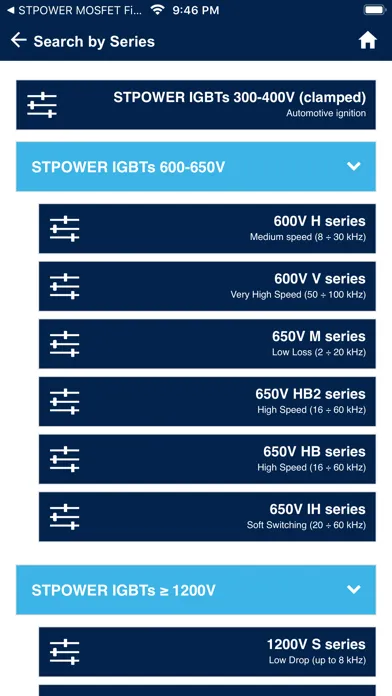 ภาพหน้าจอของ ST IGBT Finder