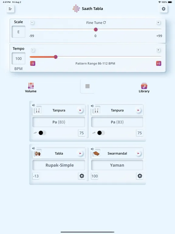 Saath Studio Tabla iPad 应用截图