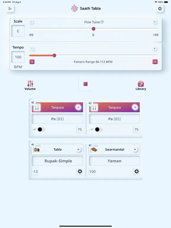 Saath Studio Tabla iPad 应用截图