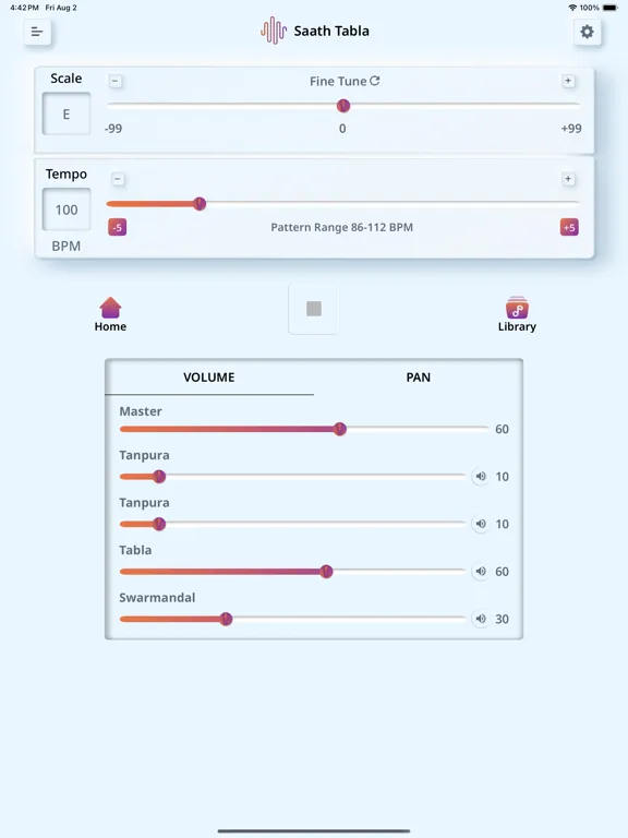 Saath Studio Tabla iPad 应用截图