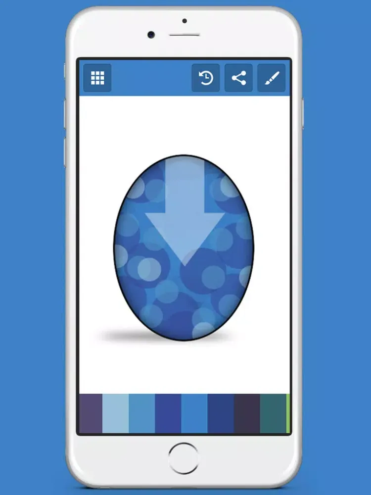 Tangkapan layar Easter Egg Painter iPad 