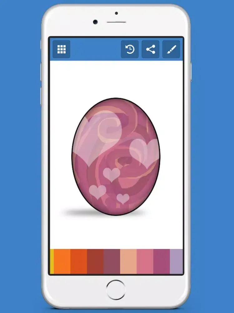 Tangkapan layar Easter Egg Painter iPad 