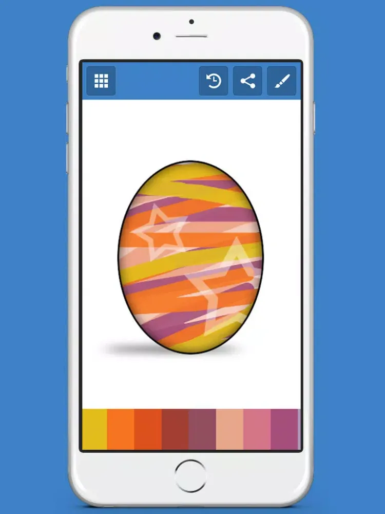 Tangkapan layar Easter Egg Painter iPad 