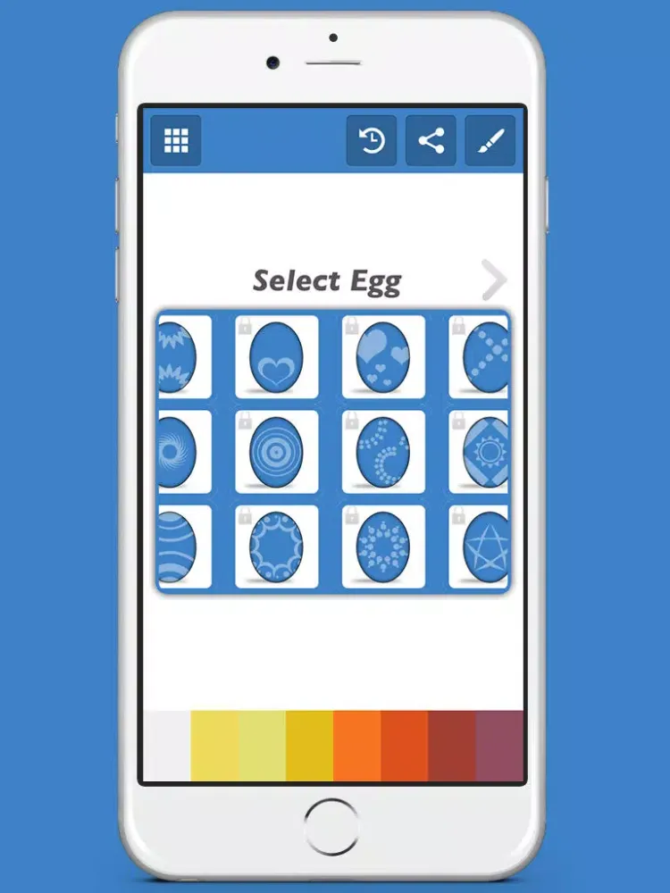 Tangkapan layar Easter Egg Painter iPad 