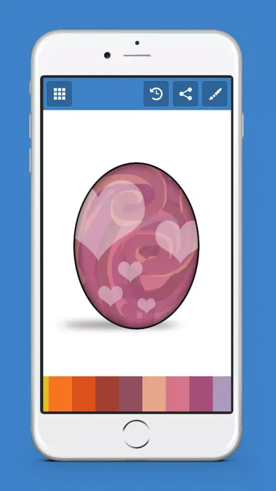 Tangkapan layar Easter Egg Painter