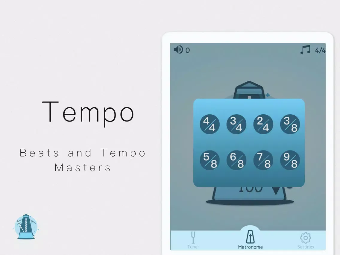 ภาพหน้าจอของ Metronome-Tempo Master iPad 