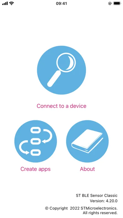 ST BLE Sensor Classic应用截图