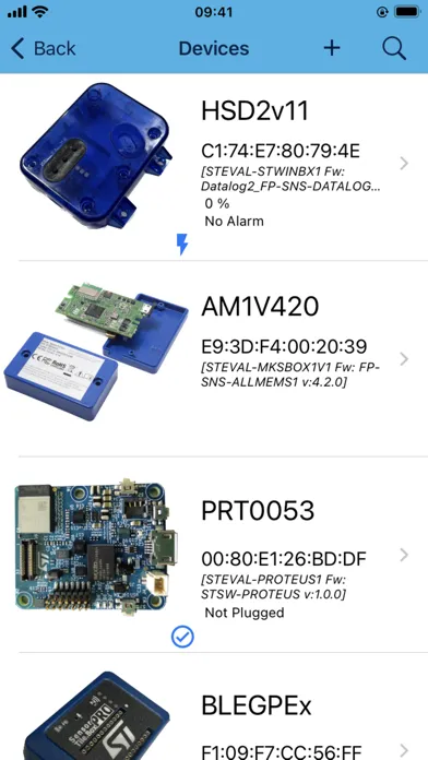 ST BLE Sensor Classic应用截图