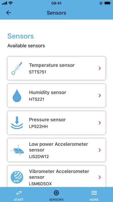 ST BLE Sensor Classic应用截图