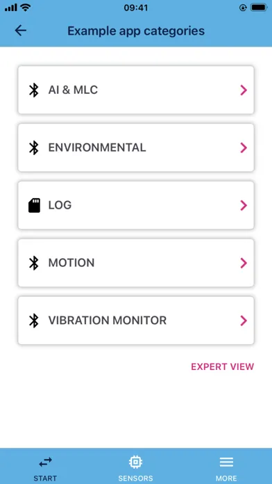 ST BLE Sensor Classic应用截图