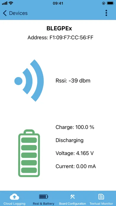 ST BLE Sensor Classic应用截图