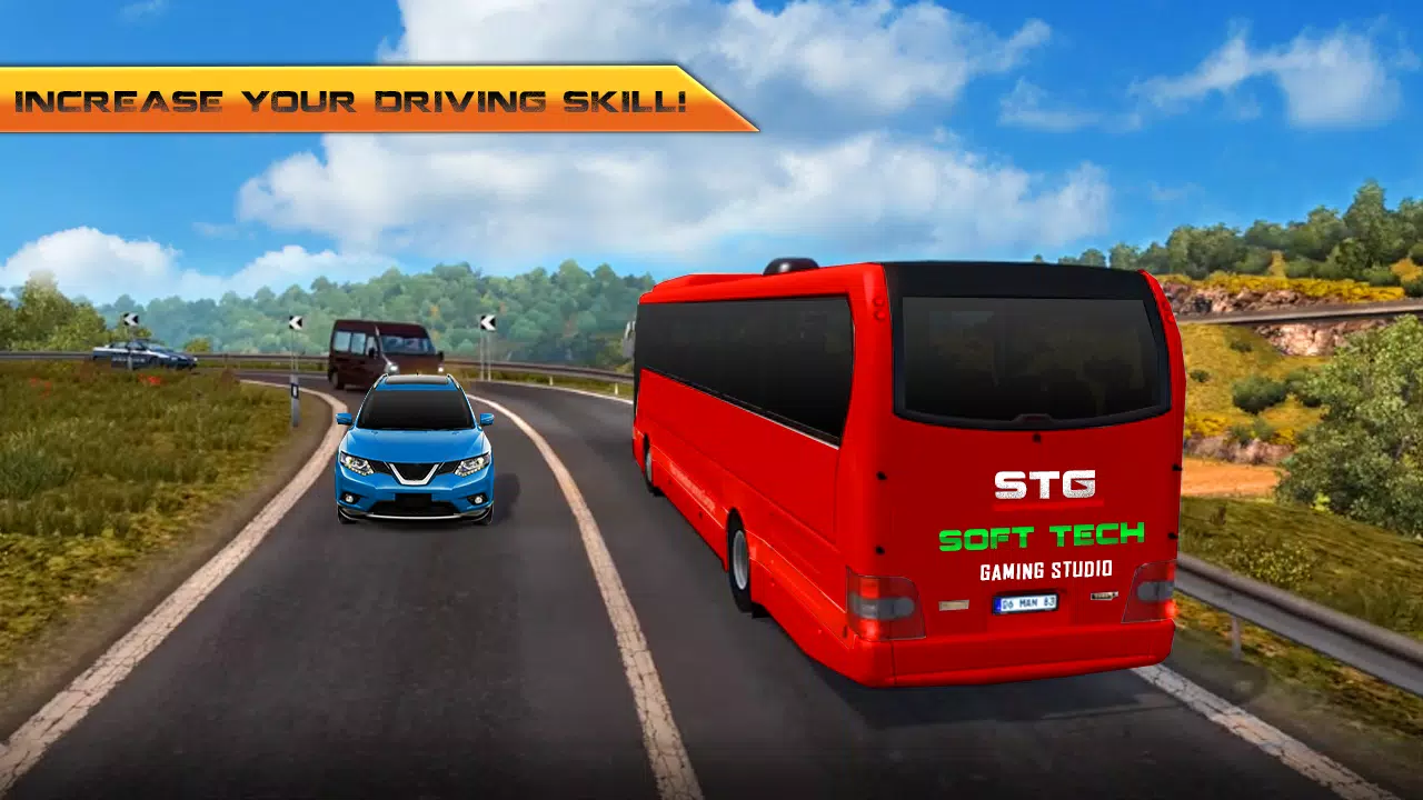 Modern Bus Coach Driving Simulator 2k18capturas de pantalla de la aplicación1