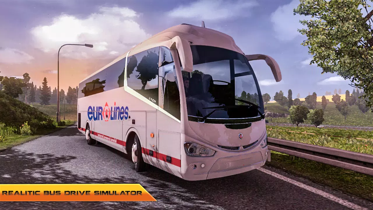 Modern Bus Coach Driving Simulator 2k18capturas de pantalla de la aplicación6