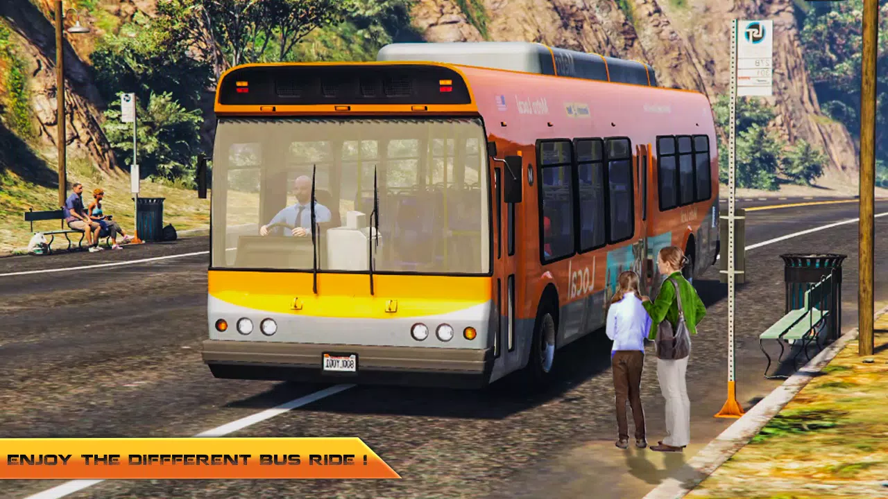 Modern Bus Coach Driving Simulator 2k18capturas de pantalla de la aplicación7