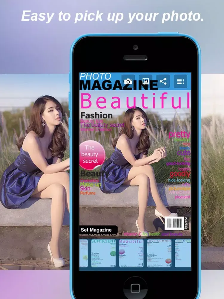 Ảnh chụp màn hình của PhotoMagazine iPad 