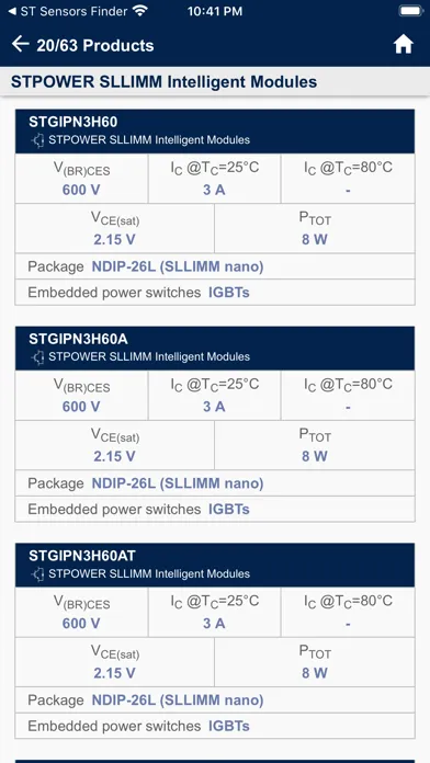Capturas de tela do STPOWER Module Finder