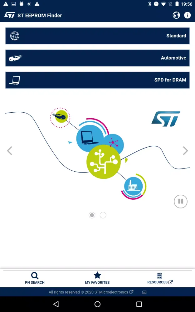 ST EEPROM Finder Ekran Görüntüleri