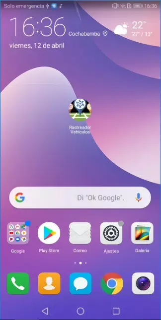 Screenshot di Wally