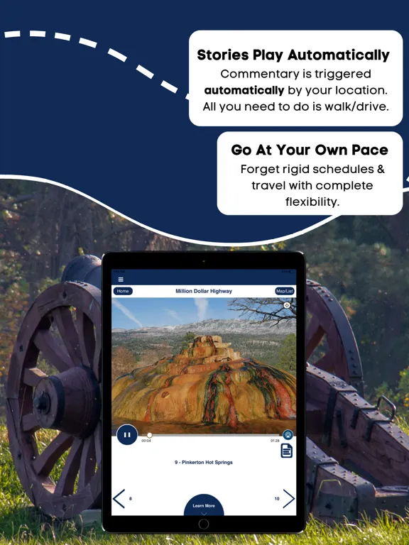Yorktown Battlefield GPS Guide iPad  Screenshots