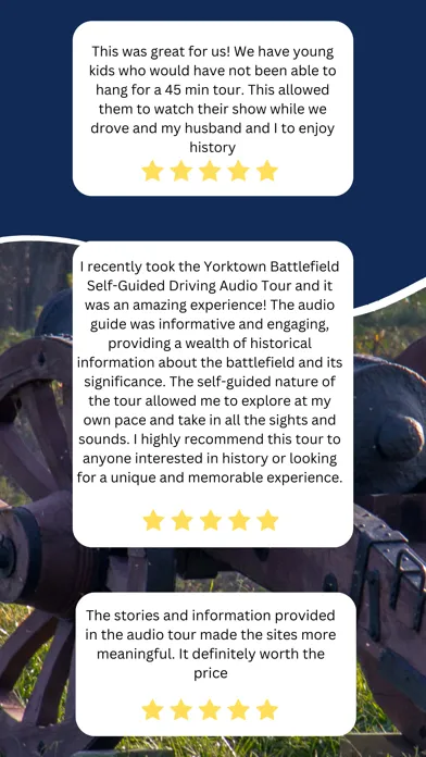 Yorktown Battlefield GPS Guide Screenshots