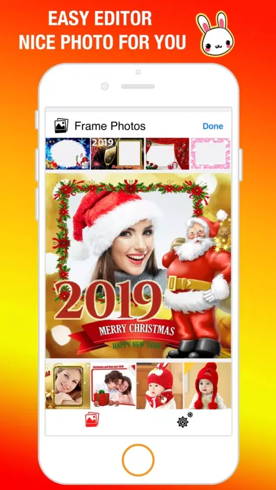 Tangkapan layar Frame Photo - New Year Photo