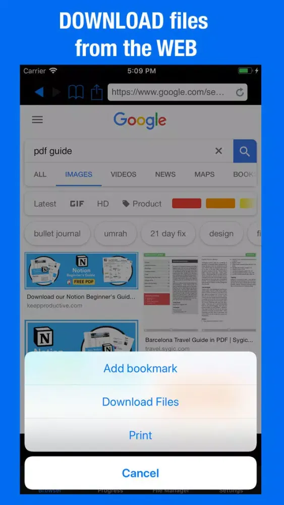 Tangkapan layar Offline Files - File Manager
