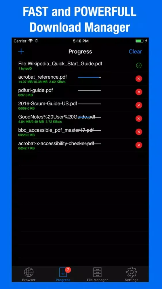 Tangkapan layar Offline Files - File Manager