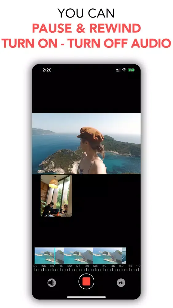 Captures d'écran de Reaction Cam . Screen Recorder