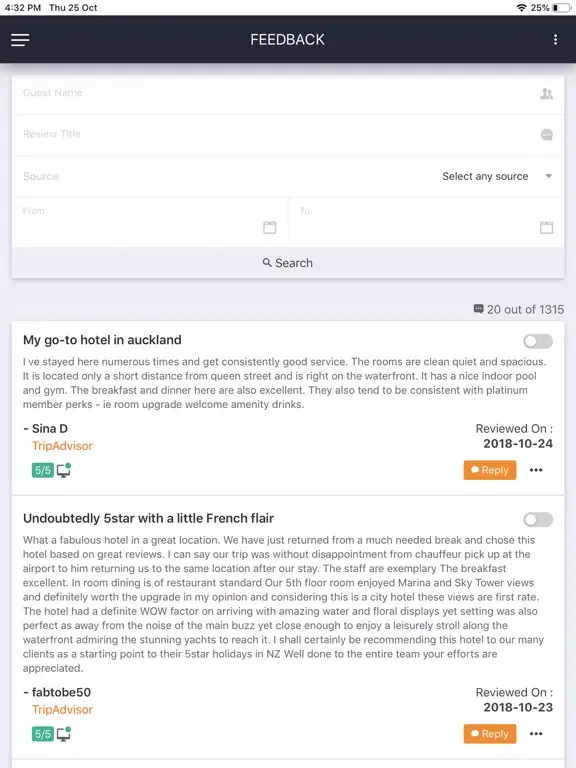 Review Minder iPad  스크린샷