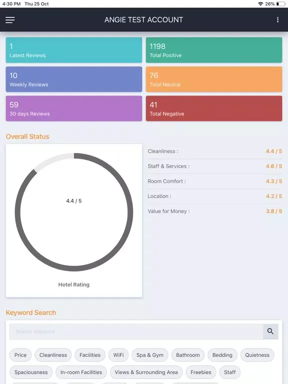 Review Minder iPad  스크린샷