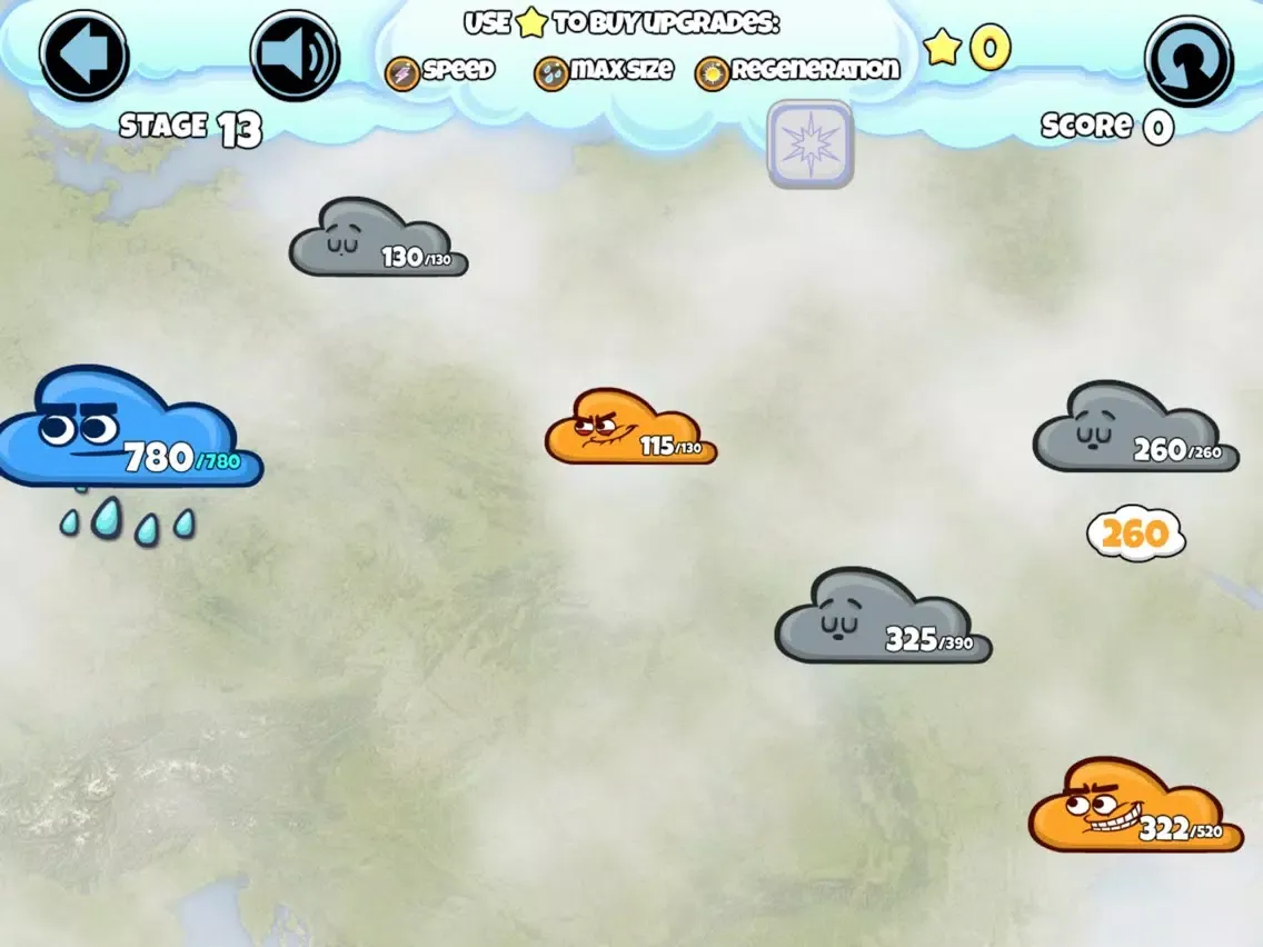 Cloud Wars SnowFall iPad  Ekran Görüntüleri