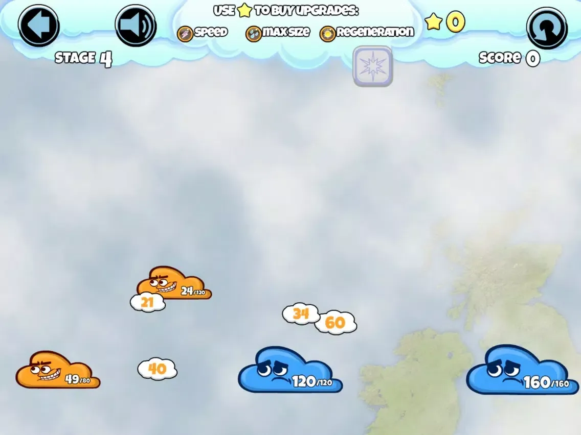 Cloud Wars SnowFall iPad  Ekran Görüntüleri